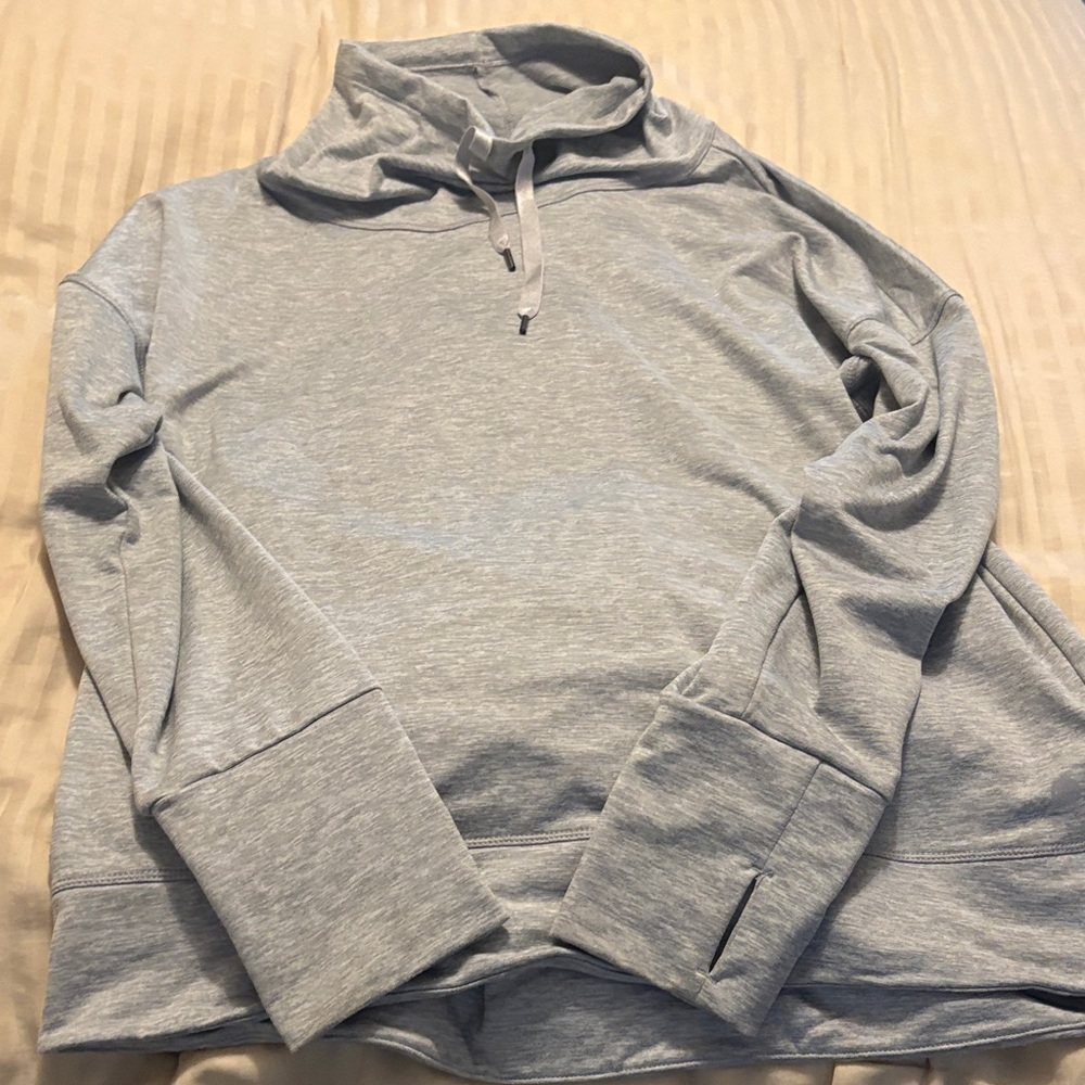 Light Gray Pullover Sweatshirt